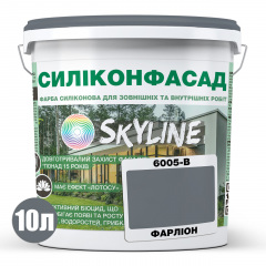 Фарба фасадна силіконова Skyline Силіконфасад 6005-B Фарліон 10 л (2595725038) Хмельницький