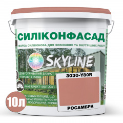 Фарба фасадна силіконова Skyline Силіконфасад 3030-Y80R Росамбра 10 л (2595725026) Краматорськ