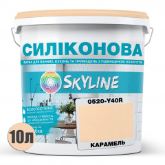 Фарба силіконова для вологих приміщень Skyline 0520-Y40R Карамель 10 л (2589082012) Дрогобич