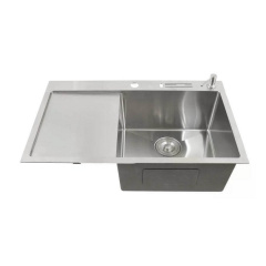 Мийка для кухні з лівим крилом Nett NS-7848(L) Ромни