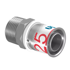 Штуцер Uponor S-Press Plus 25-G3/4" MT зовнішня різьба (1070507) Миколаїв