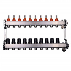 Колектор для теплої підлоги Termojet TJ-W-10 з витратомірами Бердичев