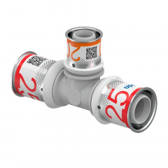Трійник редукційний Uponor S-Press PLUS PPSU 25-20-25 (1039957) Володарськ-Волинський
