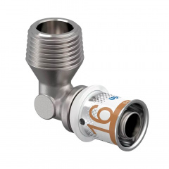 Коліно зовн. різьба Uponor S-Press PLUS 16-R1/2"MT (1070532) Еланец