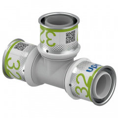 Трійник рівнопрохідний Uponor S-Press Plus PPSU 32-32-32 Новая Прага