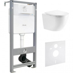 Інсталяція для унітазу Volle Master Evo 3 в 1 + унітаз Imprese Imprese Rozkos Twist з сидінням Slim soft-close (c06310103+212010) Первомайськ