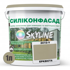 Краска фасадная силиконовая Skyline Силиконфасад 3010-Y Эрквиста 1 л (2595725003) Нежин