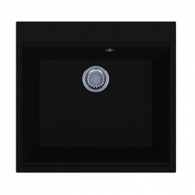 Кухонна мийка Miraggio Lagoon 540, чорний блиск
