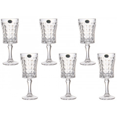 Набір келихів для вина Bohemia Diamond 200 мл 6 шт Crystalite (1KD27 99T41 200) Шепетівка