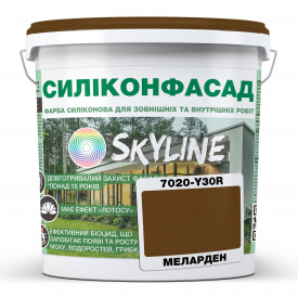 Фарба фасадна силіконова Skyline Силіконфасад 7020-Y30R (C) Меларден 3 л (2595725052)