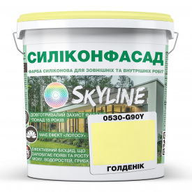 Фарба фасадна силіконова Skyline Силіконфасад 0530-G90Y Голденік 3 л (2595725044)