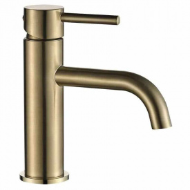 Змішувач для раковини VBI Milano BRUSHED GOLD низкий (VBI-050100BG)