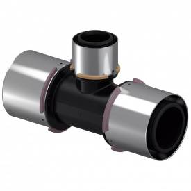 Трійник редукційний Uponor S-Press Plus PPSU 75-50-75