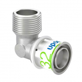 Коліно зовн. різьба Uponor S-Press PLUS 32-R1"MT (1070537)