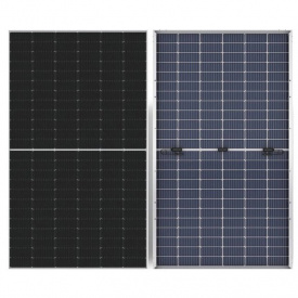 Монокристалічна сонячна панель LogicPower Longi Solar Half-Cell 585W Topcon N Bi-facial 30 профіль