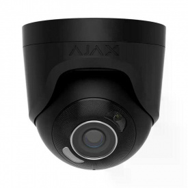 Камера відеоспостереження Ajax TurretCam HL 8Мп 2.8 мм чорний (000059519)