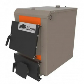 Твердопаливний котел тривалого горіння Bizon М-100 Термо 10 кВт + комплект автоматики