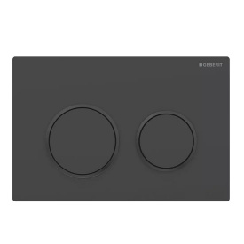 Клавіша змиву Geberit Omega 20 чорний матовий (115.085.16.1)
