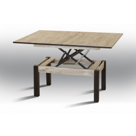 Журнальный столик-обеденный-трансформер Флай дуб-клондайк 