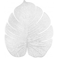 Килимки-плейсмати BonaDi Monstera Silver 32х38 см Сріблястий 4 шт DP229863