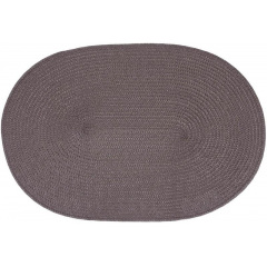 Килимки-плейсмати BonaDi Casual Oval 44х30 см Коричневий мокко 4 шт DP229846 Київ