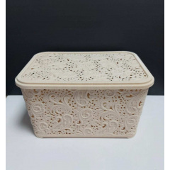 Кошик для зберігання побутових речей Elif Plastik Ажур 7,5 л Павлоград