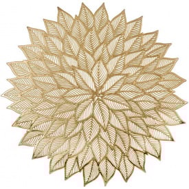 Коврики-плейсматы BonaDi Астра 38 см Золотистый 4 шт DP229876