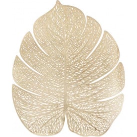 Килимки-плейсмати BonaDi Monstera Gold 32х38 см Золотистий 4 шт DP229864