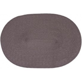 Килимки-плейсмати BonaDi Casual Oval 44х30 см Коричневий мокко 4 шт DP229846