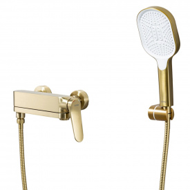 Змішувач для ванни Gappo G3210-3 сатин золотий