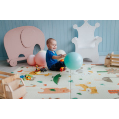 Развивающий термоковрик Mat4Baby Африка/Океан 200х150х1 см Разноцветный (SW-00000165) Тячев