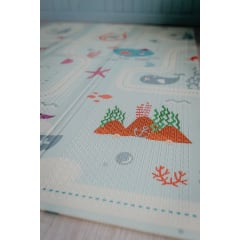 Развивающий термоковрик Mat4Baby Африка/Океан 200х150х1 см Разноцветный (SW-00000165) Тячев