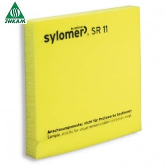 Поліуретановий віброізолюючий еластомер Sylomer SR11 1200*1500*12,5 мм жовтий
