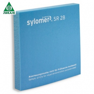 Поліуретановий віброізолюючий еластомер Sylomer SR28 1200*1500*25 мм синій