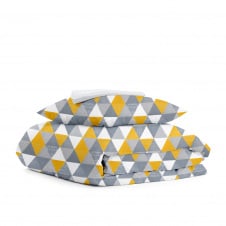 Дитяча постільна білизна в ліжечко TRIANGLES Cosas жовтий 110х140 см