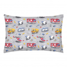 Детская наволочка COSAS LEGO CARS 40х60 см Серый