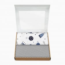 Набір пелюшок COSAS WHITE SPACE Бязь 80х100 см 2 шт Білий