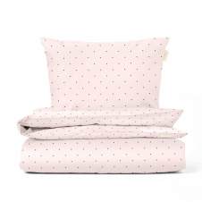 Дитяча постіль без простирадла Mini Dots CS4 COSAS рожевий 110х140 см