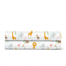 Детская простыня 110х160 AFRICA Cosas желтый