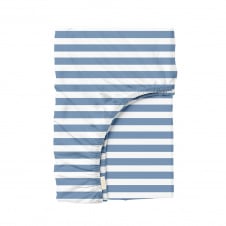 Простыня на резинке в детскую кроватку 60х120 см BLUE LINE COSAS голубой