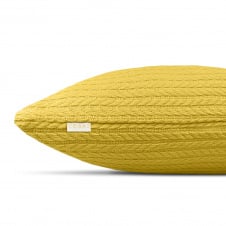 Наволочка COSAS Summer Knitted Braid 40х40 см Жовтий