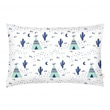 Євро наволочка COSAS CACTUS CS1 50х70 см Бірюзовий