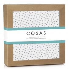 Непромокаемый наматрасник 70х120 см GREY BLOTS COSAS серый