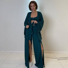 Домашний костюм COSAS Serena Home M Изумрудный