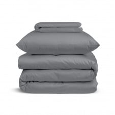 Дитяча постільна білизна сатин в ліжечко BELUGA Cosas сірий 110х140 см