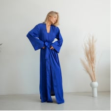 Женский халат COSAS Silky Cloud L-XL Синий