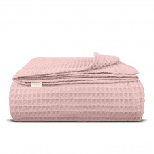 Плед-покривало вафельне COSAS 200х220 см Flamingo Greek Waffle Сакура