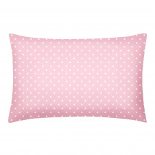 Євро наволочка COSAS ROSE DOTS Ранфорс 50х70 см Рожевий