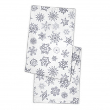 Ранер на стіл COSAS SNOWFLAKES CS1 40х150 см Сіро-білий