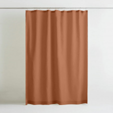 Шторка для душа и ванной COSAS AMBER с кольцами 180х180 см Терракотовый